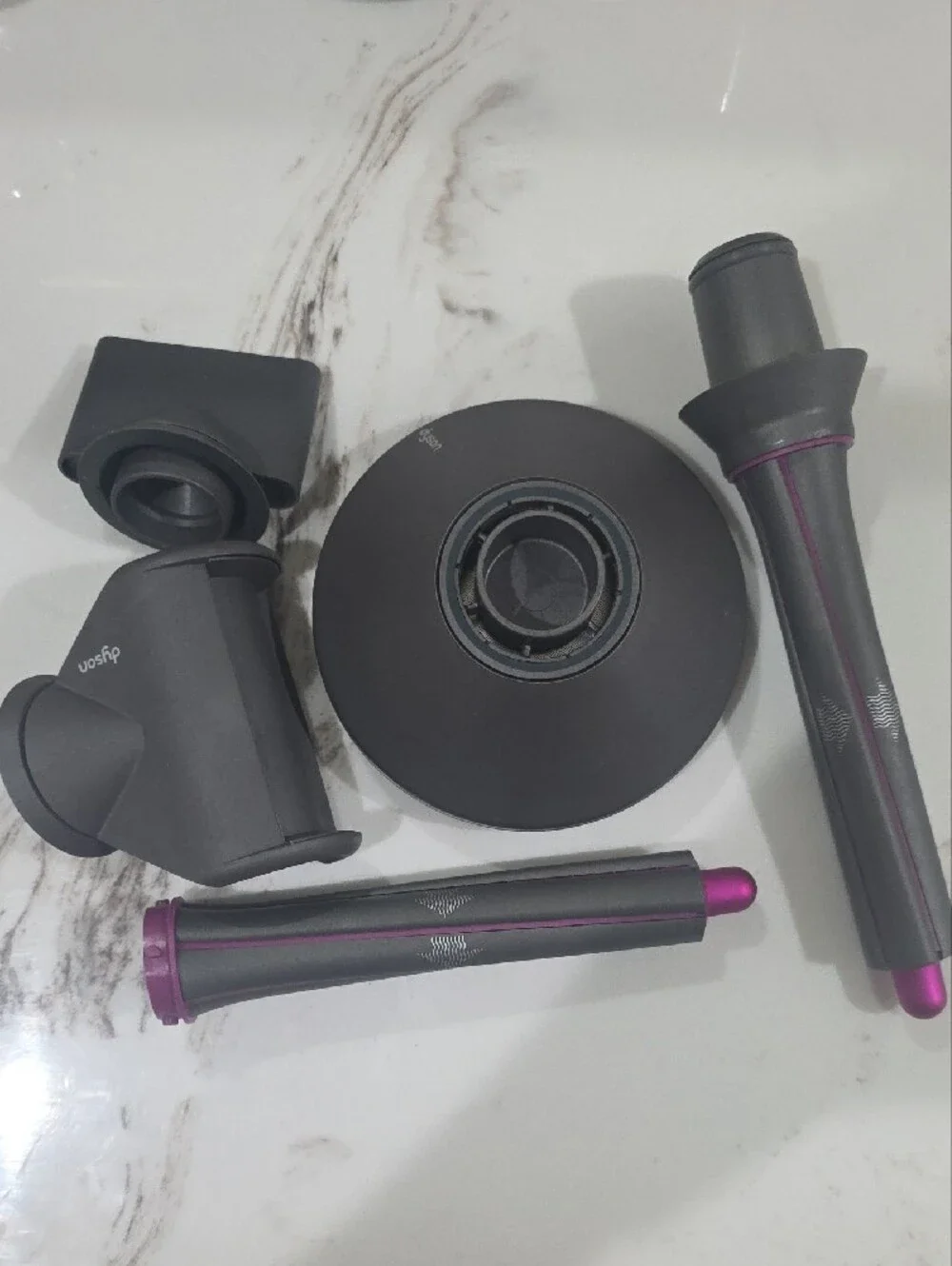 Gray and Magenta VR/AR Accessory Set - Compatible Attachments